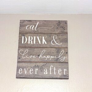Rustic Brown Wall Decor Sign